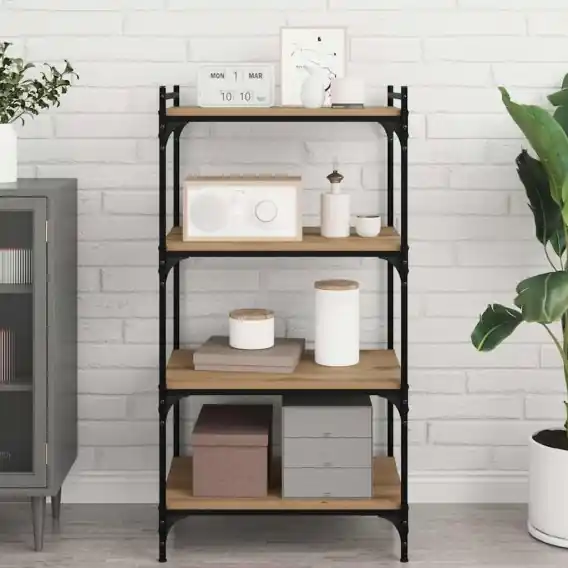 Wybór klientów Półka na Książki 4 pcs Brązowy 100 x 40 x 1,5cm Lumarko! - Hurtownia wielobranżowa Lumarko